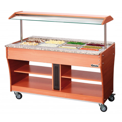 BUFFET CHAUD PROFESSIONNEL BARTSCHER - 4 BACS GN 1/1