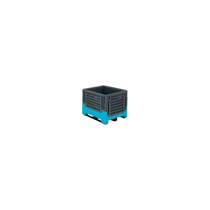 Caisse-palette pliable en plastique Allibert - Crescendo 1200x1000x900 mm - Contenance 714L - Charge 500 kg_0