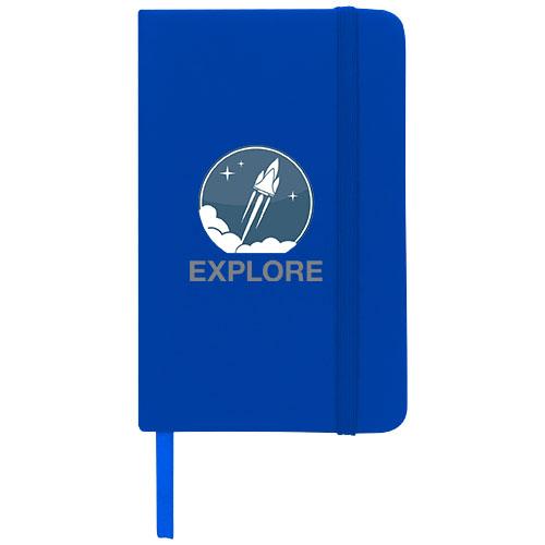 Carnet de notes A6 Spectrum - couverture rigide - élastique de fermeture assorti - 96 pages papier ligné 60g/m²_0