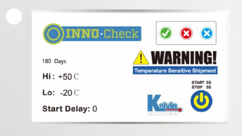 Innocheck - Indicateur de température électronique avec LED pour traçabilité de la chaîne du froid_0