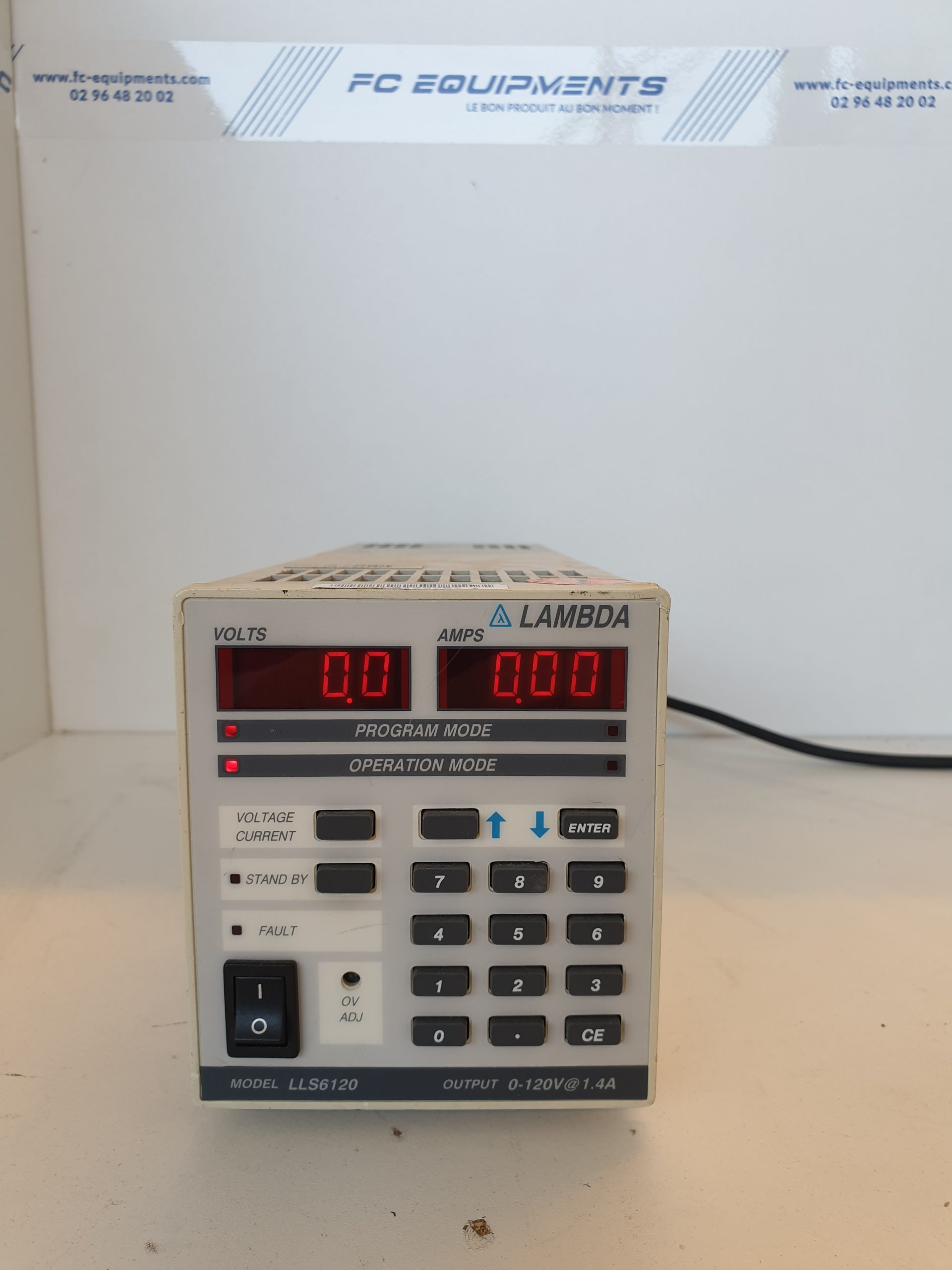 Lls6120 - alimentation stabilisée electrique regulee - lambda - 120v 1.4a_0