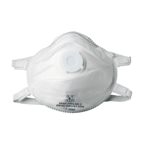 Masque de protection à usage unique avec soupape FFP3 (sachet de 5) PRJ31 - Réf 23306_0