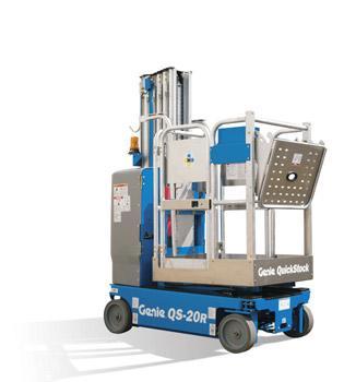 Nacelle automotrice Genie Quickstock® QS - mât vertical compact pour picking en magasin ou entrepôt_0