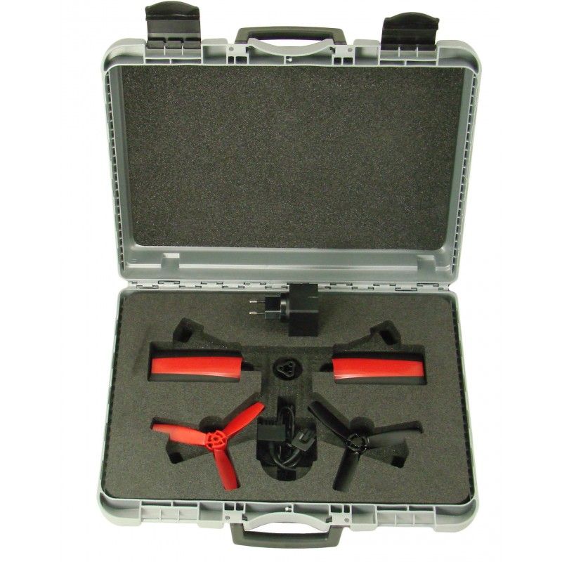 Parrot bebop 2 - malette de rangement pour drone - caltech  - mallette plastique - vp-bebop2_0