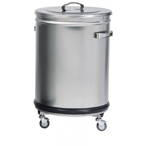 POUBELLE CYLINDRIQUE INOX