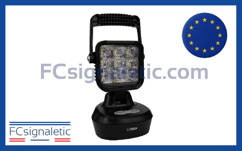 Projecteur autonome magnétique avec mode d'avertissement LEDSON 3348291_0