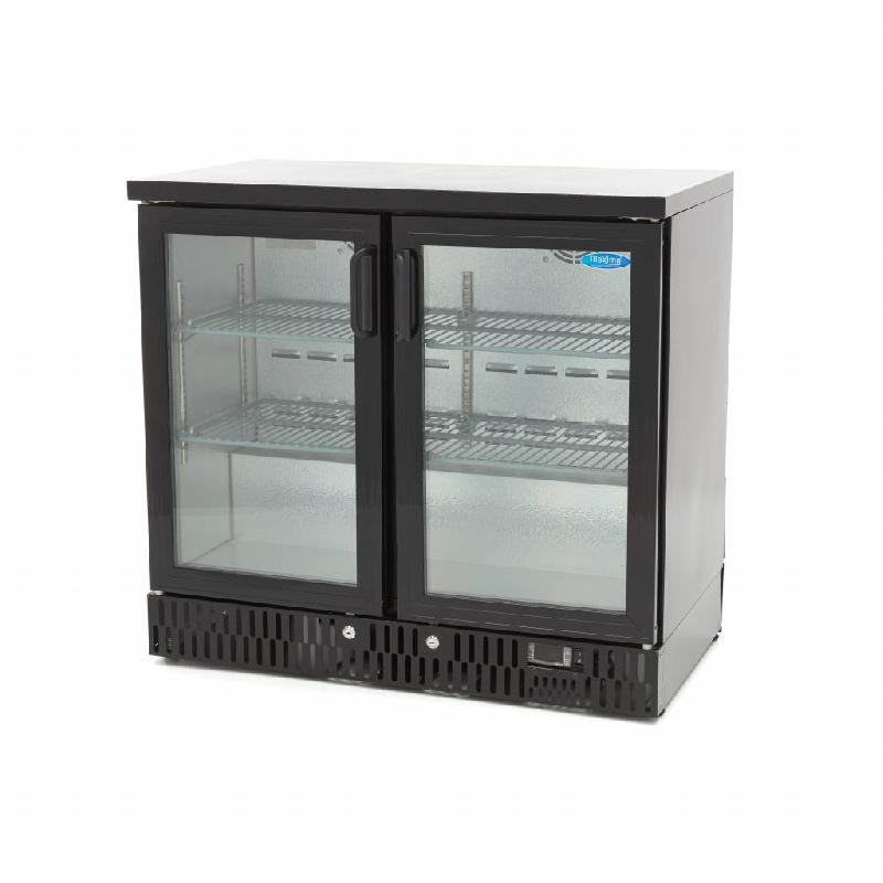 Réfrigérateur à boissons, 2 portes battantes, 4 étagères, Maxima, 09400905_0