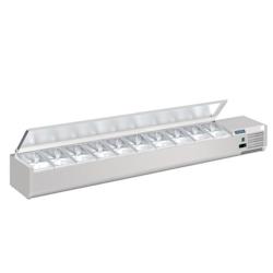 Saladette à Poser Avec Couvercle Série G - 10 x GN 1/4 - Polar - 5050984594021_0