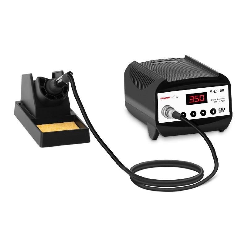 Station de soudage numérique - fer à souder avec support - 75 watts - écran LED - 14_0003532_0