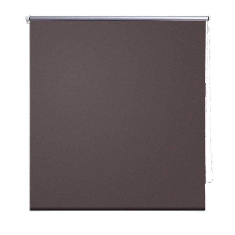STORE ENROULEUR MARRON OCCULTANT 140 X 175 CM FENÊTRE RIDEAU PARE-VUE VOLET ROULANT 4102027_0