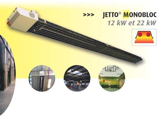 Tubes radiants à gaz - JETTO Monobloc - Chauffage par rayonnement_0