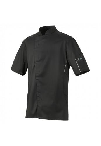 Veste de cuisine BENAK - Col officier - Technologie 37.5® - Boutons pression cachés_0