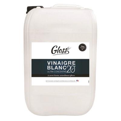 Vinaigre blanc 20° Gloss ultra-concentré 10 L_0