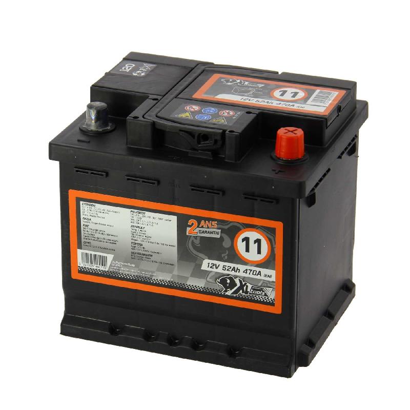 XLPT Batterie de démarrage 11 470A 52Ah L1 - XL Perform Tools - Technologie Calcium/Calcium et démarrage à froid_0