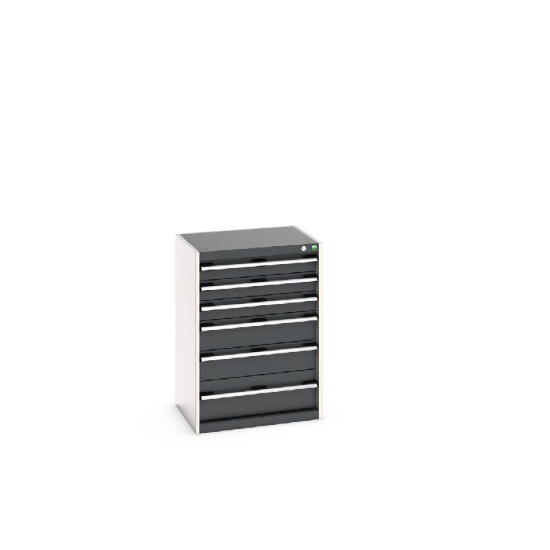Armoire à tiroirs Cubio SL-659-6.1 - Réf : 40011050 - 6 tiroirs, charge 1.5 tonne, revêtement poudre_0
