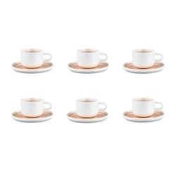 Bjorn Tasse 20cl et soucoupe Ø15cm OXYGEN - 12 pièces - Rose poudre - rose 3760293967240_0