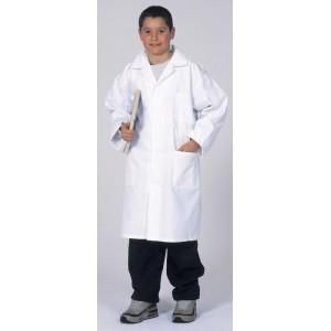 BLOUSE PHYSIQUE-CHIMIE 12 ANS BOUTONS BLANC THIBAULT