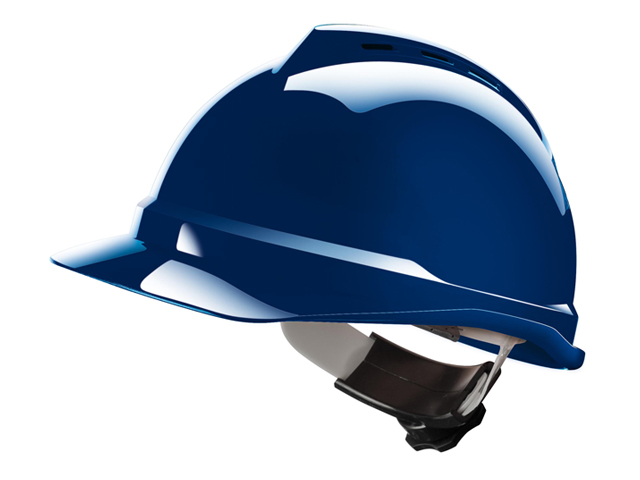 Casque de protection V-Gard 500/520 - ABS ventilé ou non, harnais Fas-Trac, certifié anti-statique ATEX_0