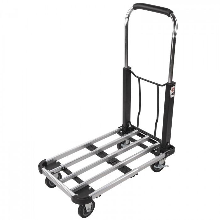 Chariot de transport en alu pliable - diable -  charge max. 150 kg_0