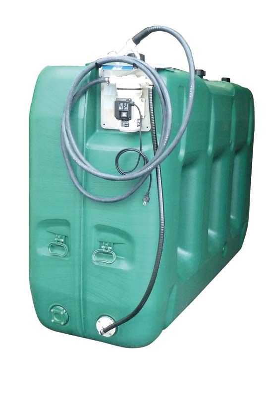 Cuve en PEHD simple paroi pour stockage et distribution d'AdBlue - Capacité 2000 L - Dimensions 203x72x165 cm - Réf. 90375_0