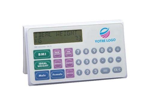 Disque calculateur IMC - Indice de masse corporelle avec réticule et couvercle_0