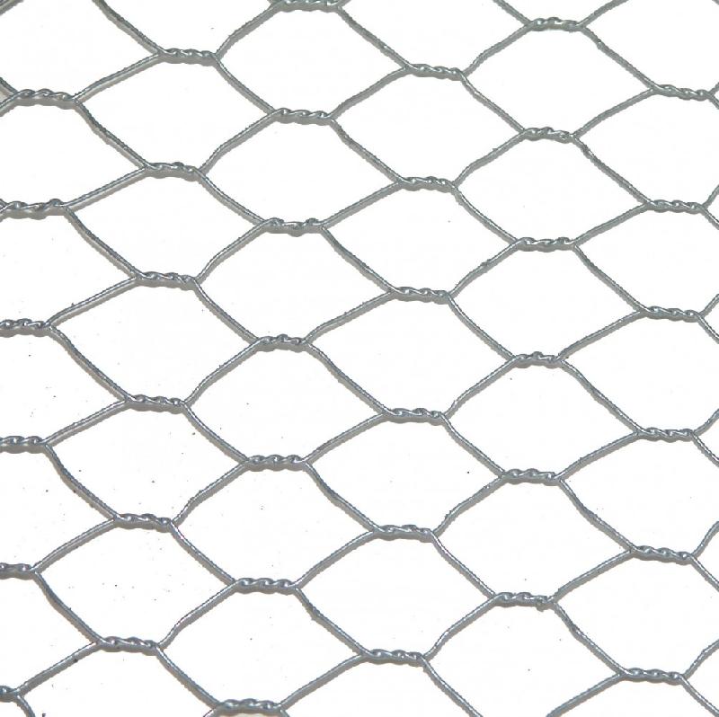 Grillage pour animaux triple torsion gris - H.0.5 x L.10 m - Maille H.13 x L.13 mm - Acier_0