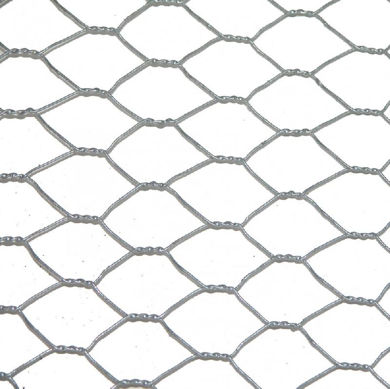 Grillage pour animaux triple torsion gris, h.0.5 x l.10 m, maille h.13 x l.13 mm_0