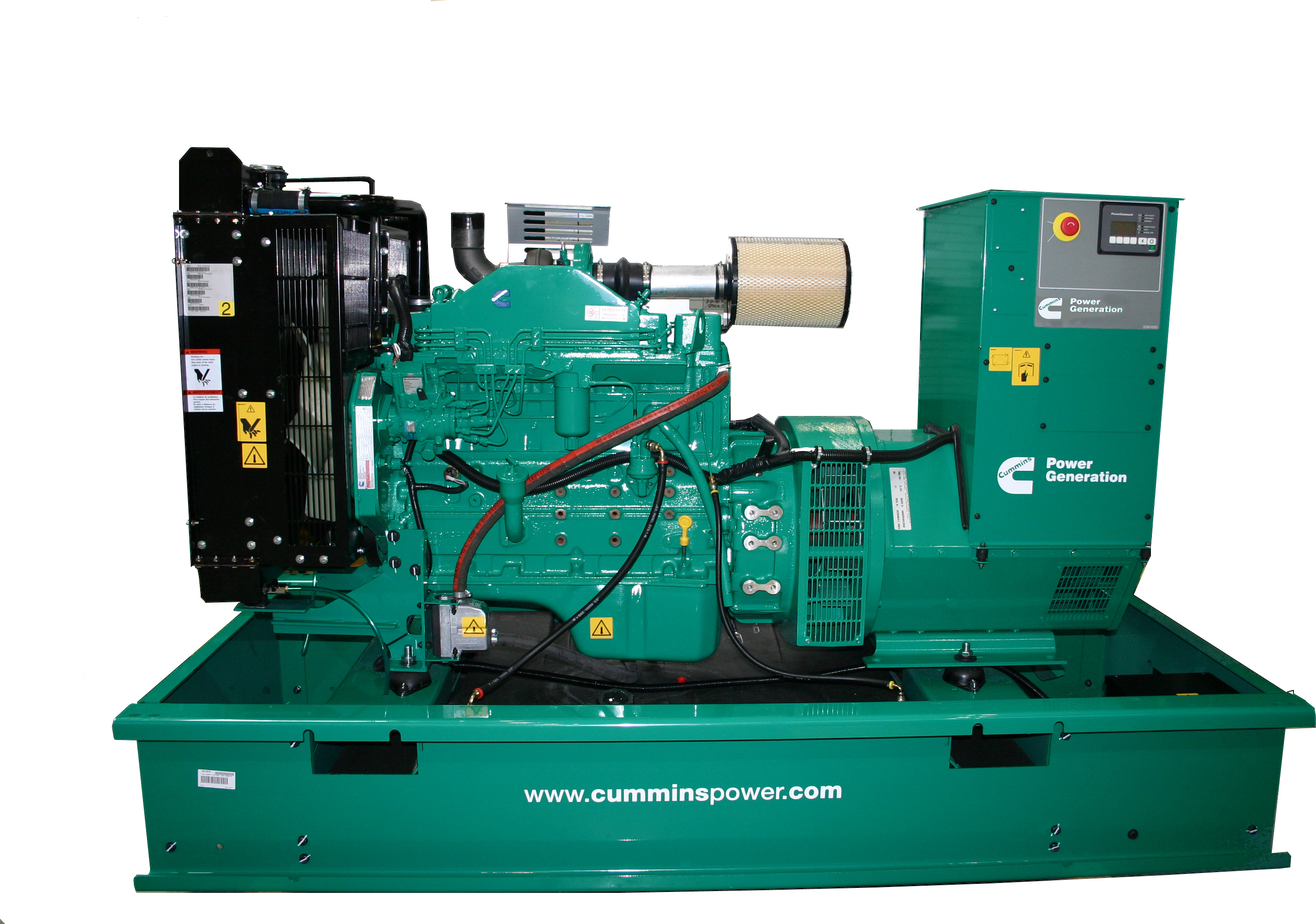 Groupe électrogène industriel Cummins Power Generation C150D5X - 150 kVA secours / 136 kVA principal - Diesel - Insonorisé_0
