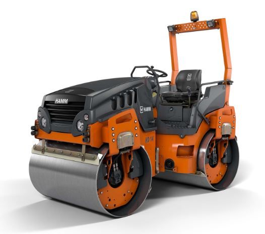 HD 14 VV - Rouleau compresseur tandem Hamm - 4345 kg - Deux cylindres vibrants_0
