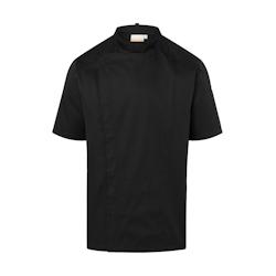 KARLOWSKY Veste de cuisine homme, manches courtes, noir , 52 - 52 noir 4040857029256_0