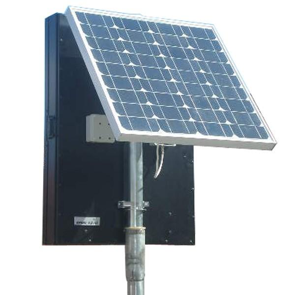 Radar pédagogique ECO - prévention routière - alimentation solaire ou secteur - affichage LED rouge et vert_0