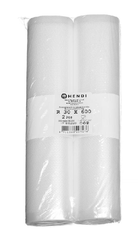 Rouleau Sacs Sous-Vide Gaufré - 6000 x 300 mm - Lot de 2 - HENDI - 297476_0