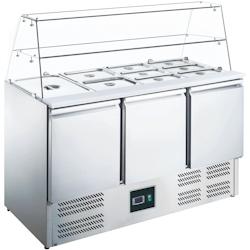 Saro Saladette avec tablette en verre, Modèle Es 903 G - SAR-465-1090_0