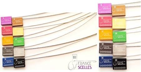 Scellé de sécurité câble, réglable et personnalisable Kablo 15 et 25_0