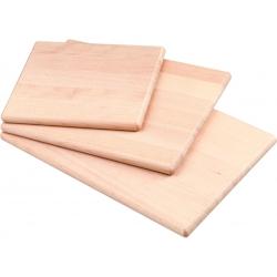 Stalgast Planche à Découper en Bois Lisse 250 x 300 mm Bois 300x250x20mm - 652733138187_0