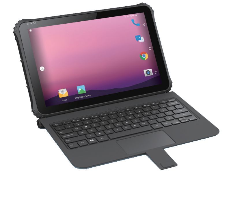 Tablette PC Durcie IP65 5G avec Android 11 - StrongPad - 12.2 pouces - 7h d'autonomie - IP65 pour interventions terrain - Scanner 2D code-barres, NFC_1