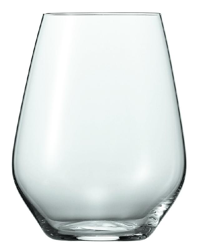 4 verres gobelet de cristal universel Authentis - Taille M - Brillance et haute résistance - Marque Spiegelau_0