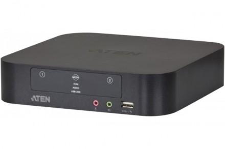 ATEN CS1942 - Déport KVM Dual View USB pour 2 ordinateurs avec DisplayPort et USB_0