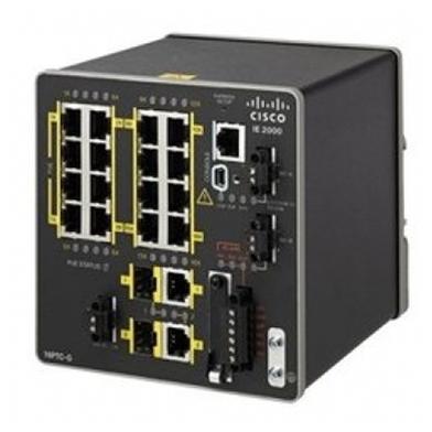 Cisco IE-2000U-16TC-G Géré L2/L4 Fast Ethernet (10/100) Noir commutateur réseau_0