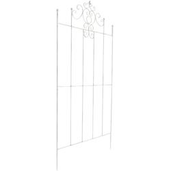 CLP Treillis Paula 170 x 86 cm Blanc antique - blanc métal 1322831_0