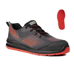 Coverguard - Baskets de sécurité basses gris rouge MILERITE S1P Gris / Rouge Taille 47 - 47 gris matière synthétique 5450564027909_0
