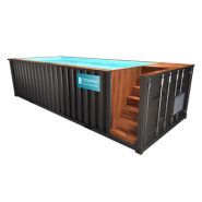 Gamme Escalera 20P - Piscine container avec escalier intégré et bassin de 5,20m - Containpool_0