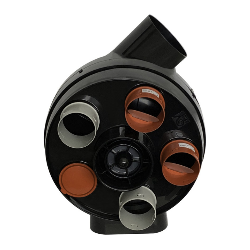 Kit VMC simple flux autoréglable PENTA suspendue ou fixée + conduits - Axelair - KVAPEC_0