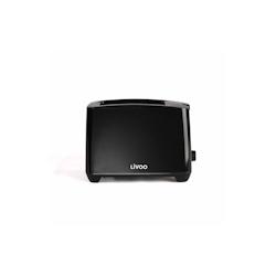 Livoo Grille-pain Toaster 750w Noir 2 Fentes Thermostat Réglable Usage Non Intensif Livoo - noir 3523930091810_0
