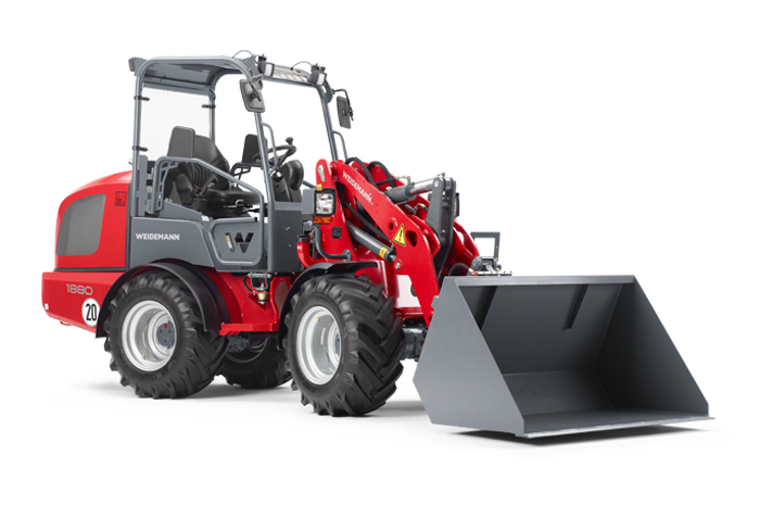 Mini-chargeuse 3.4t - Weidemann 1880 - compacte et haute performance_0