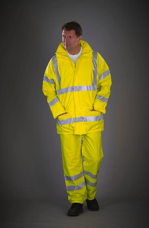 Pantalon de pluie respirant Hi-Vis Soft Flex - Réf: YHVS451 - Normes EN ISO20471:2013 Catégorie 1 et EN343 Class 3.3 - Marque Yoko_0