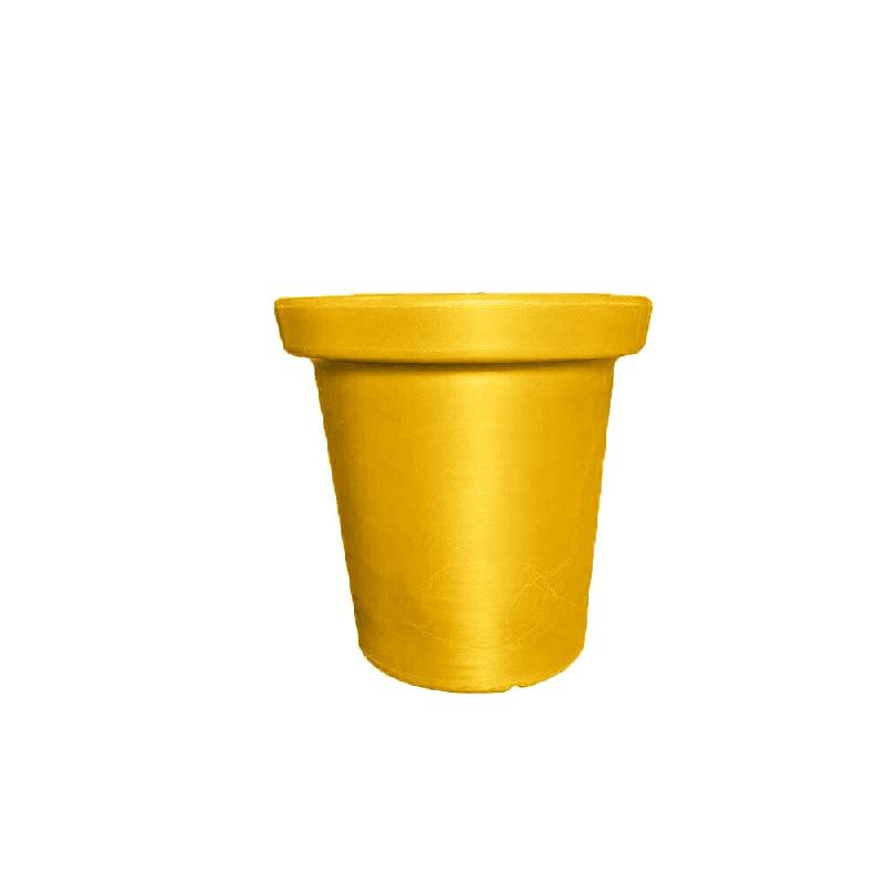 PLAST'UP ROTOMOULAGE Pot de fleurs rond xxl delight 75l - JAUNE - jaune 0750122559602_0