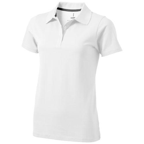 Polo manches courtes pour femme Seller 38091010 - 100% coton, maille piquée, col en tricot plat_0