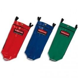 RUBBERMAID LOT DE 3 SACS COULEUR BLEU VERT ET ROUGE POUR CHARIOT 9T93-01