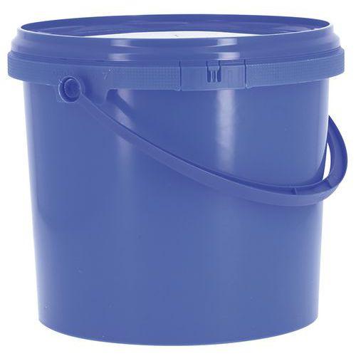 Seau alimentaire bleu 13L